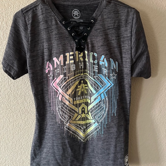 American fighter tee size large LIKE NEW - Picture 2 of 3
